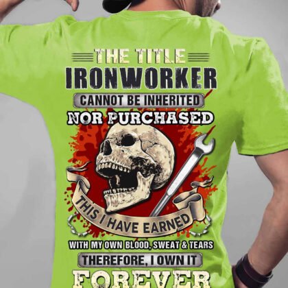 The Title Ironworker cannot be inherited nor Purchased