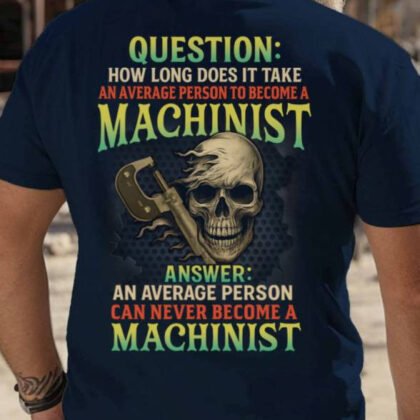 Machinist Skull Quote Apparel - Wrench