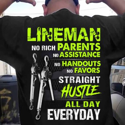 Straight Hustle Lineman Apparel - Hardworking Trade